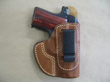 LLama Micro 380 IWB Molded Leather Concealed Carry Holster CCW TAN RH