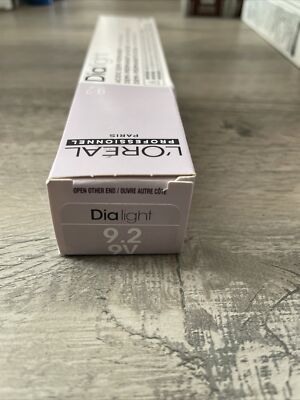 L'OREAL DIALIGHT DIA Light Acidic Demi Permanent Hair Color Cream 1.7 oz 9.2 9V