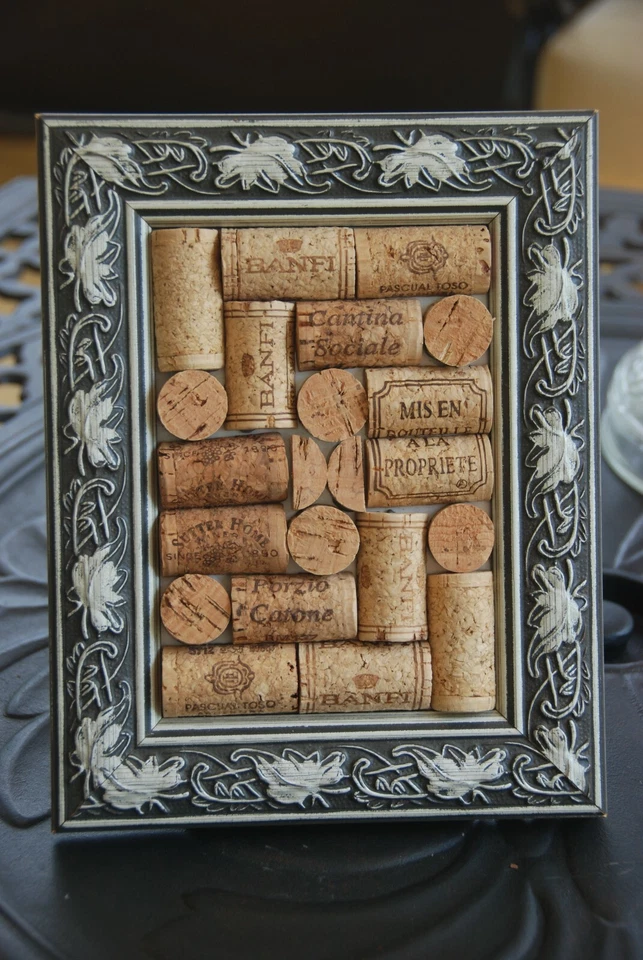 Wine Cork Board Desk Top Memo Board - Image 2 of 4