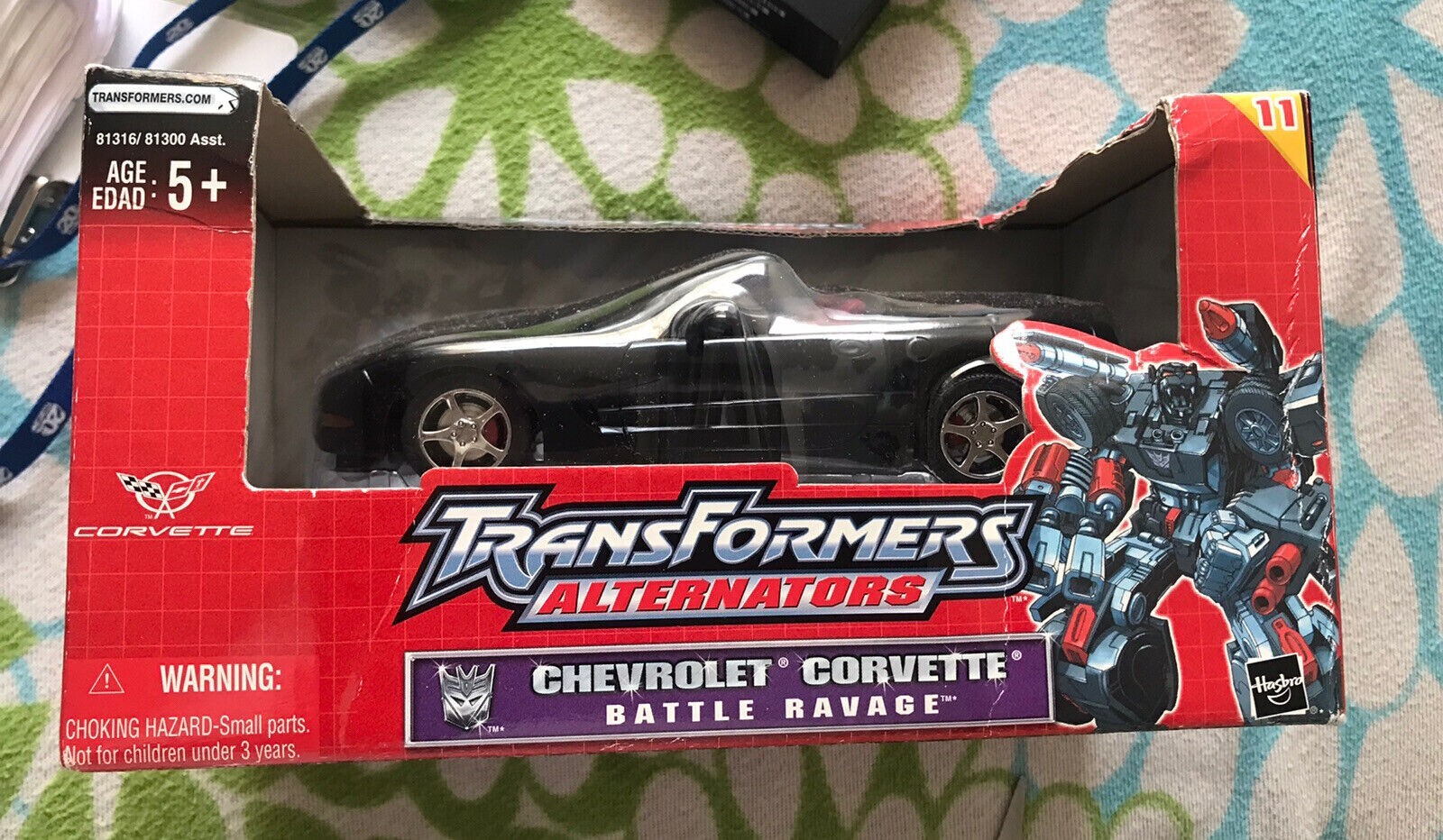 Transformers Alternators Battle Ravage MISB Comp. 2004 Corvette