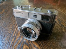 Minolta Hi-Matic 9 35mm Rangefinder Film Camera - 45mm 1.7 Rokkor Lens