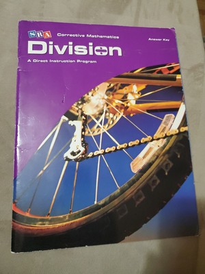 SRA Corrective Mathematics Direct Instruction Division Answer Key Good Free Ship