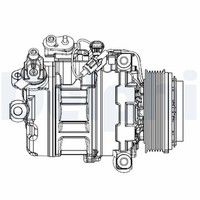 Delphi CS20547 Kompressor, Klimaanlage FüR BMW