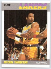 1987-88 Fleer #108 Mychal Thompson Los Angeles Lakers