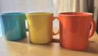 Fiesta Ware Java Coffee Mug D-Handle Homer Laughlin China Lot of 3 Excellent