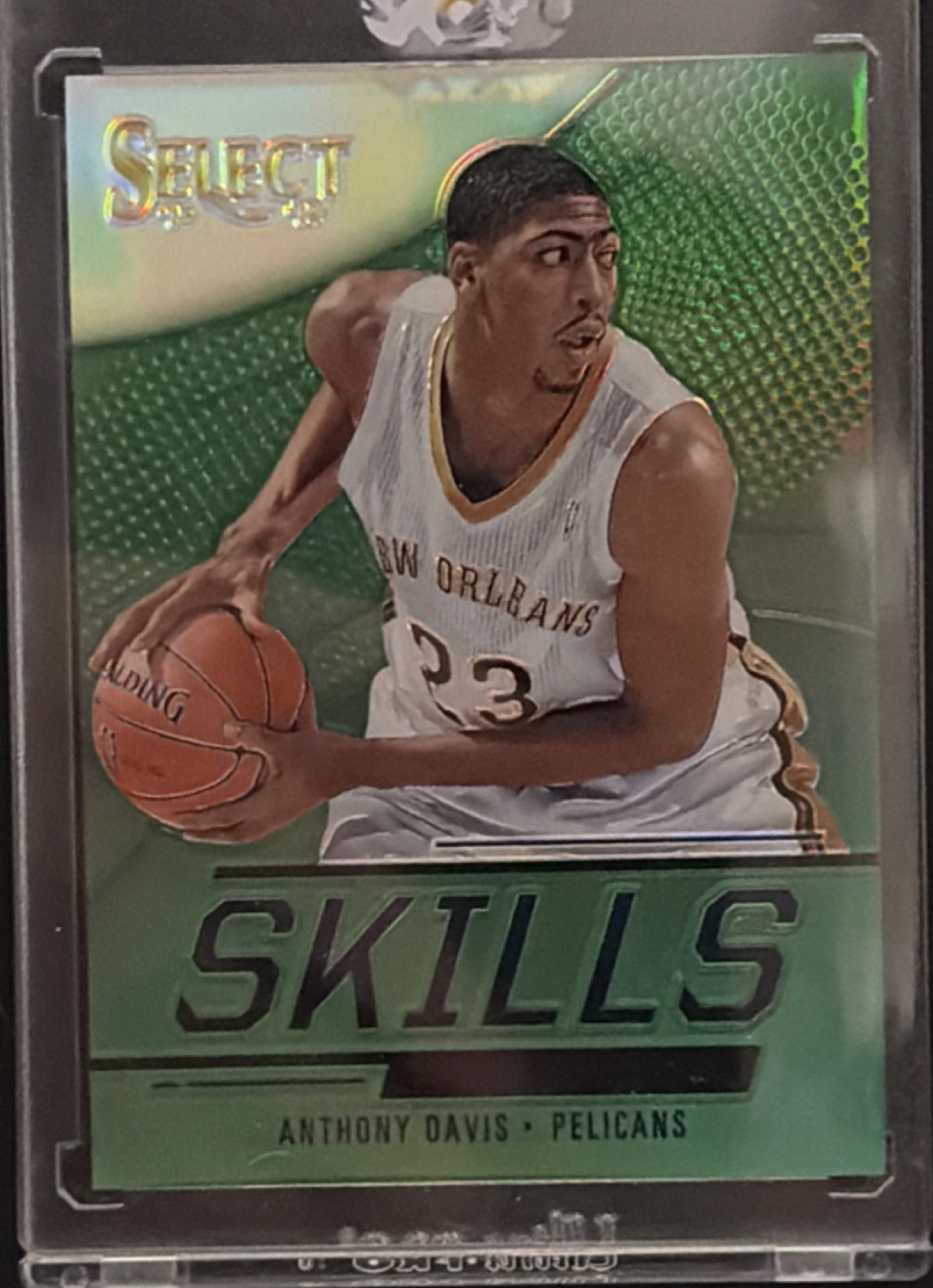 2013-14 Panini Select Green Prizm Skills Anthony Davis #23 /5 Pelicans