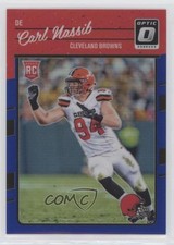 2016 Donruss Optic Rookies Blue 21/149 Carl Nassib #107 yj7