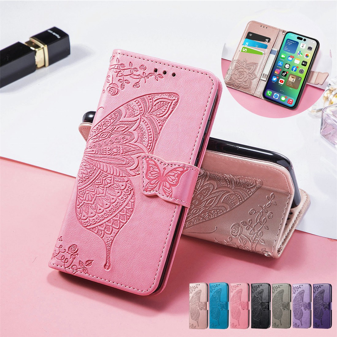 Für Samsung Galaxy S25 FE S24 S23 S22 S21 Ultra SchutzHülle Etui Tasche Cover