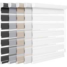 Changshade CUSTOM Day and Night Dual Zebra Roller Blinds Horizontal Window Shade