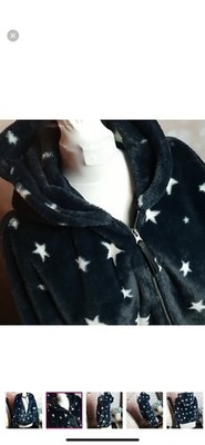NWOT  Z Supply Women s Star Jacket Faux fur Size Large  Navy & White