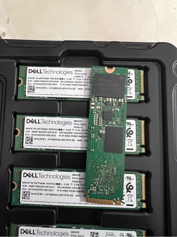1 PCS DELL 960GB PCIE GEN3 NVME M.2 2280 SSD XN5KG PH7J6 4H05X
