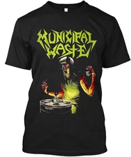 Limited New Popular Municipal Waste American Crossover Thrash Art T-Shirt S-4XL