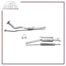 Auspuff SET Neu für Ligier Nova 45km/h Microcar Hosenrohr Flexrohr + Endtopf