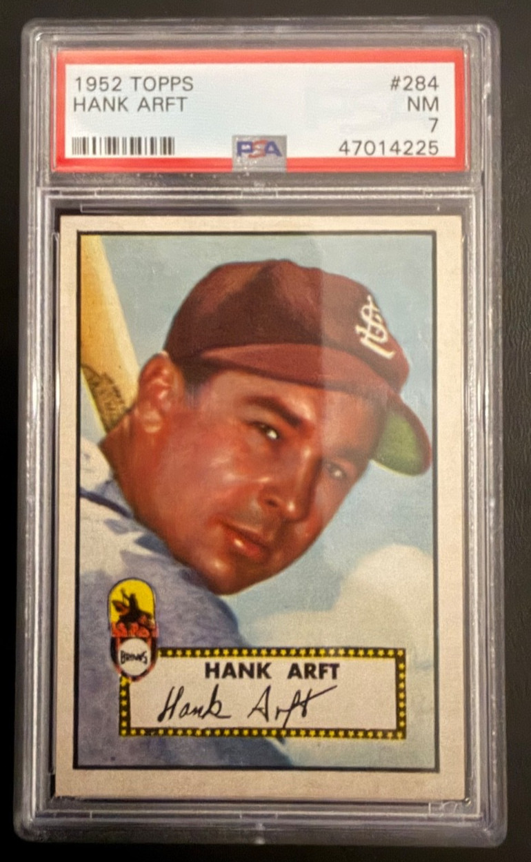 1952 Topps TOPPS #284 Hank Arft front