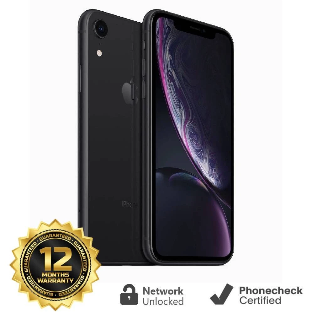 Las mejores ofertas en Apple iPhone XR Negro celulares y