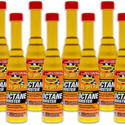Super Concentrated Octane Booster, 6 Fluid Ounces, 12 Pack, yellow