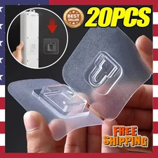 Double-Sided Adhesive Wall Hooks – Utility Suction Cup Hanger Holders USA