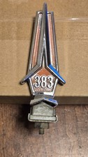 1966 1967 Plymouth Belvedere Satelite 383 Hood Ornament 2579849 Red Rare Oem 1966 1967 Plymouth Belvedere Satelite 383 Hood Ornament 2579849 Red Rare Oem