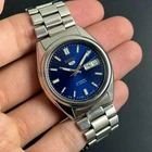 SEIKO 5 SNXS77 Automatic Watch Vintage 2004 Blue Sunburst Dial, 21J, 7S26, Japan