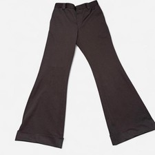 Vintage Levi  s Panatela Brown Cuffed Dress Pants 70s Slim Fit 30x30