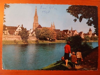 Postkarte 3207 gelaufen, Ulm an der Donau, Ansichtskarte, Sammlung