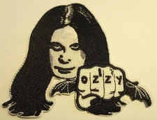 Ozzy Osbourne~1948-2025~Patch~Embroidered~Iron or Sew on~3 1/2" x 4"
