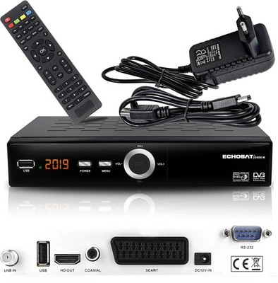 Hd-Line Echosat 20900 Digitaler Satellitenempfänger, schwarz