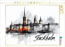 CALVENDO Puzzle Stockholm  1000 Teile Lege-Gr  e 64x48cm Foto-Puzzle f r gl ckl