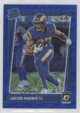 2021 Panini Donruss Optic Rated Rookie Blue Scope Prizm Jacob Harris #238 0jk3