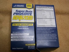 Super Beta Advanced Now with Saw Palmetto 60 Caps  ~ Exp 12/2027