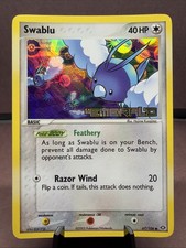 Pokemon TCG Swablu 67/106 EX Emerald Reverse Holo Stamped VTG 2005 NM