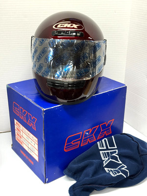 CKX Full Face Motorcycle Helmet Wine Red Size XXL NEW NOS 1996 Vintage VG-100