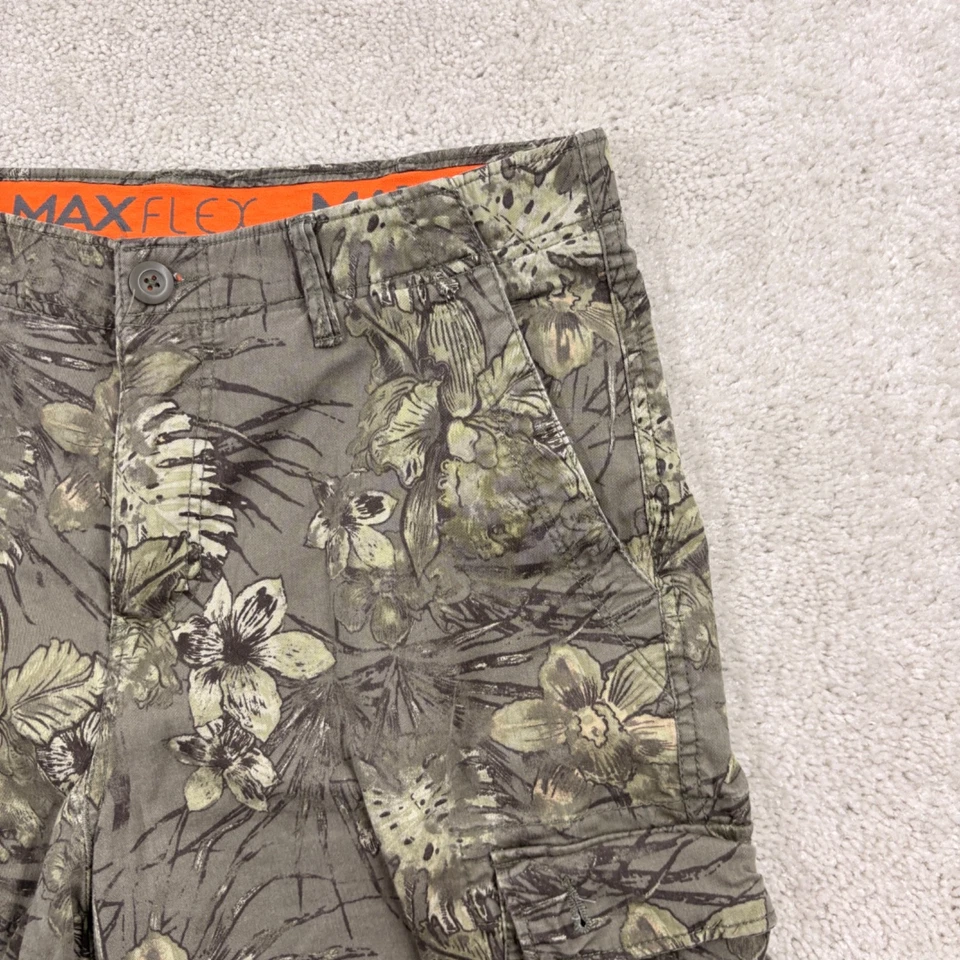 Pantalones Cortos Carga Urban Pipeline Para Hombre Talla 36 Verde Camuflaje Floral Elastizados Foto 3 de 4