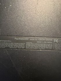 Sony PlayStation 3 Slim 160GB Home Console - Black (CECH-2501A) With Games