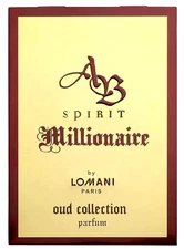 LOMANI AB SPIRIT MILLIONAIRE OUD COLLECTION PARFUM SPRAY FOR MEN 3.3 Oz / 100 ml