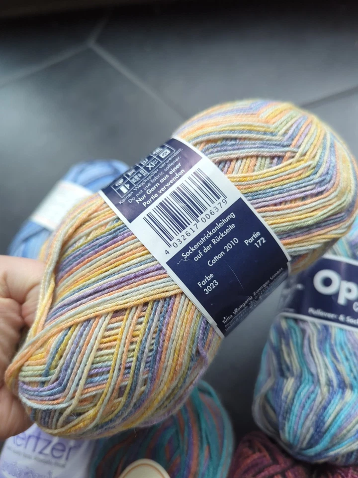 Juego de 2 y 4 otros hilos de calcetín de algodón ópalo mezclas de bambú y algodón  Foto 4 de 4