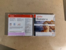 Adobe Software Illustrator 10 Deutsch Windows CD ROM Retro Original Profis