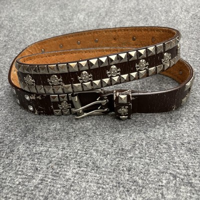 Pyramid Studded Leather Belt with Removable Buckle - Punk Emo Goth Y2K Style XIATIAN Studded Belt Metal Punk Rock Rivet Belts for Women  main image 3