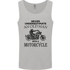 Veste Sans Manches Pour Homme Motard Avec Une Moto
