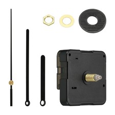 Uhrwerk Ersatz Quartz Uhrwerk Batterie Betrieben Basteln Wand Uhr Aluminium #5