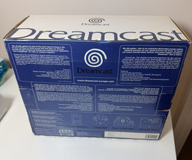 Sega Dreamcast Console Complete in Box with Aqua Blue Pad & 2 Games - PAL VGC