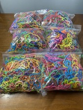 300 Silly Bandz bracelets   Preowned Mixed Themes  Colors 1 Bag Each