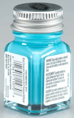#ad Testors 1 4 oz Gloss Turquoise Enamel Model Paint 1107 $3.79