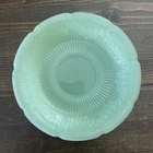 VTG Fire King Alice Saucer 6" Scalloped Edge Raised Floral Details *Saucer Only