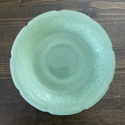 VTG Fire King Alice Saucer 6" Scalloped Edge Raised Floral Details *Saucer Only