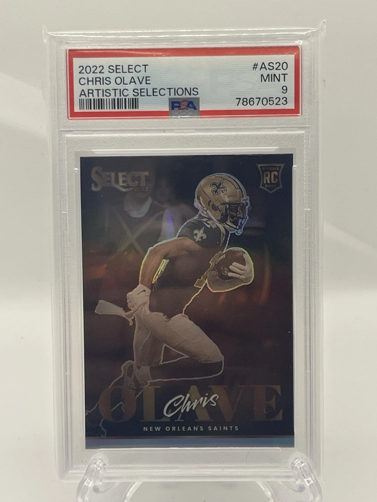 Chris Olave Panini Select Artistic Selections #AS20 Base