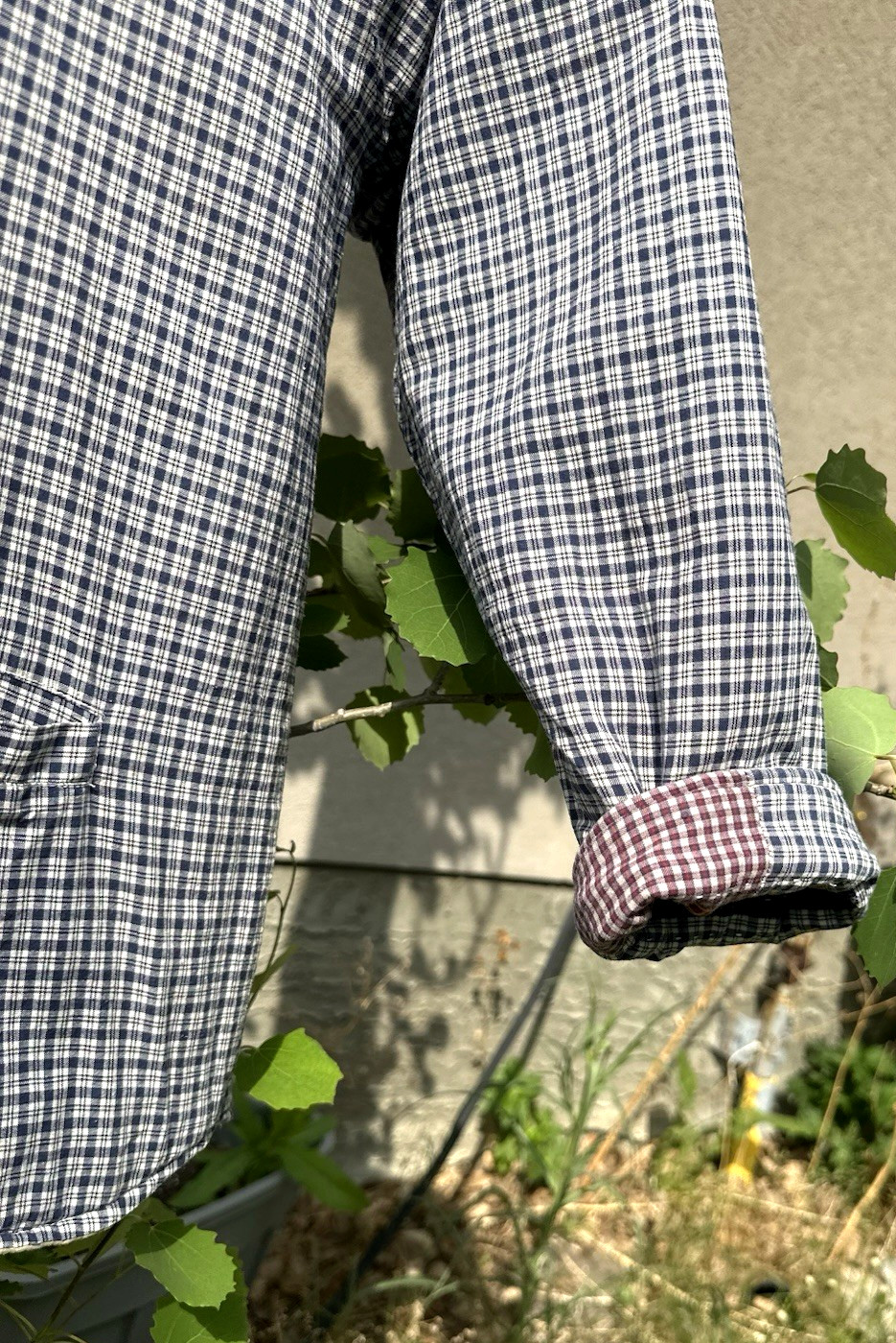 Patchwork Quilted Jacket Reversible Coastal Prepp… - image 16