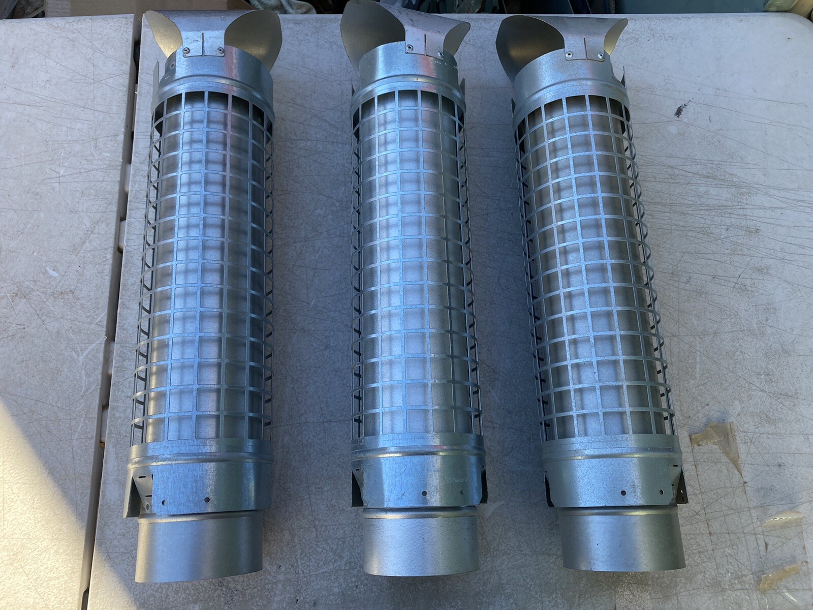 LOT OF 3 MILITARY SURPLUS HEAT PIPE EXHAUST STACK SHELTER TENT HEATER  2035-74 | eBay