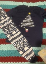 Ladies Long Sleeved Winter/Christmas theme Pajamas XL