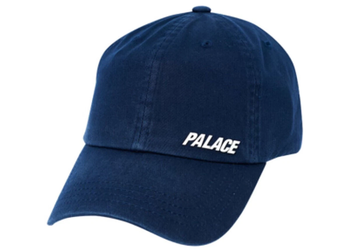 PALACE SKATEBOARDS STRAP 6 PANEL HAT CAP BLUE NAVY SUPREME TRI FERG